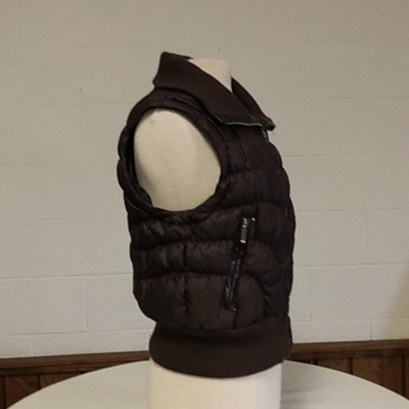 Ladies brown Express Vest, Sz large - Picture 2 of 5